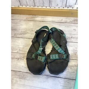 Nike Vista Women’s Sandals Black Teal Green Pink Straps US 6